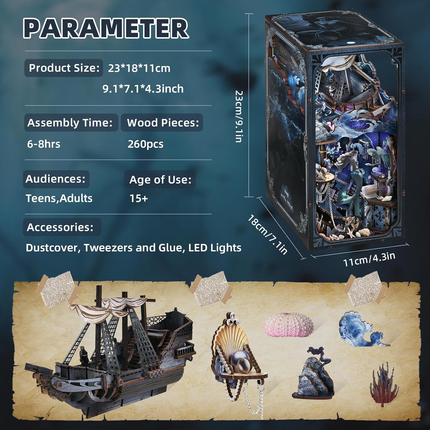 Libreria fai da te con canzone LED - immagine 2