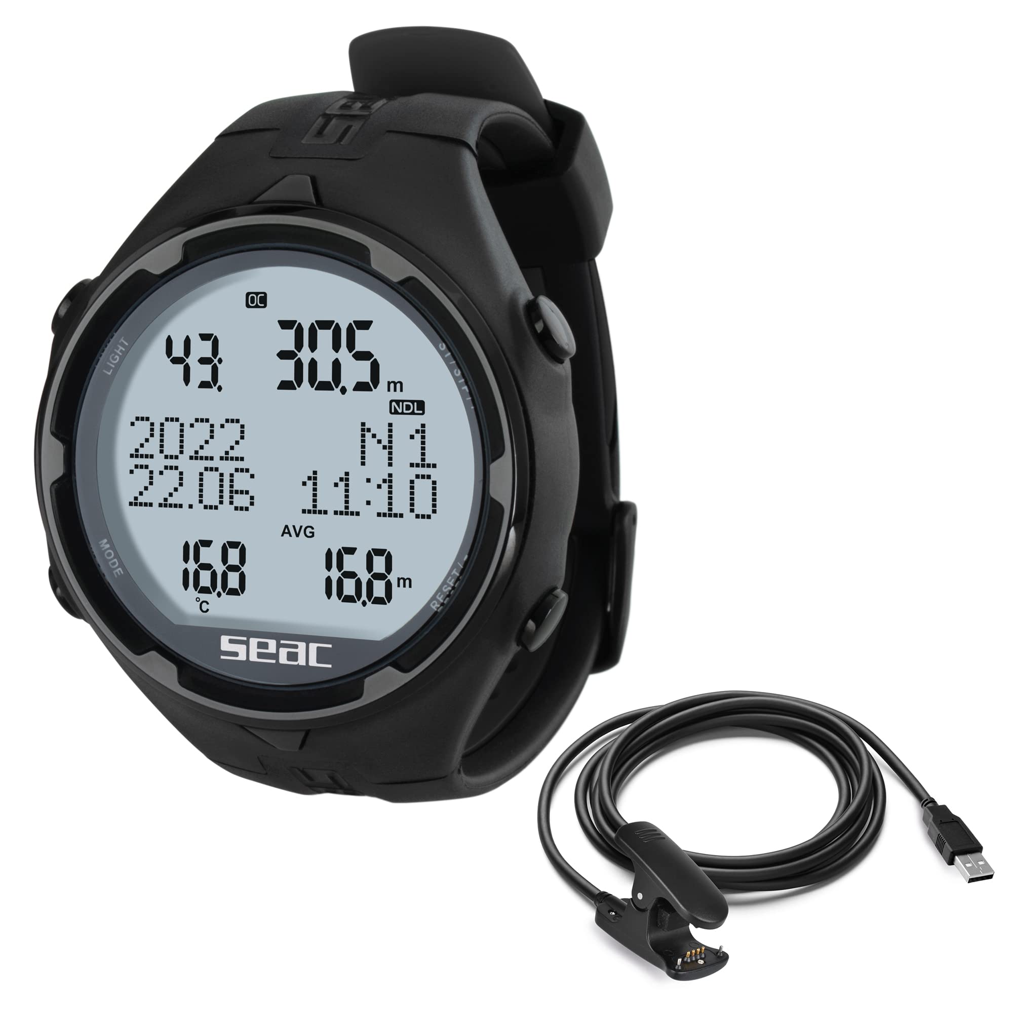 SEAC Action - Computer da Subacquea per Immersioni e Apnea