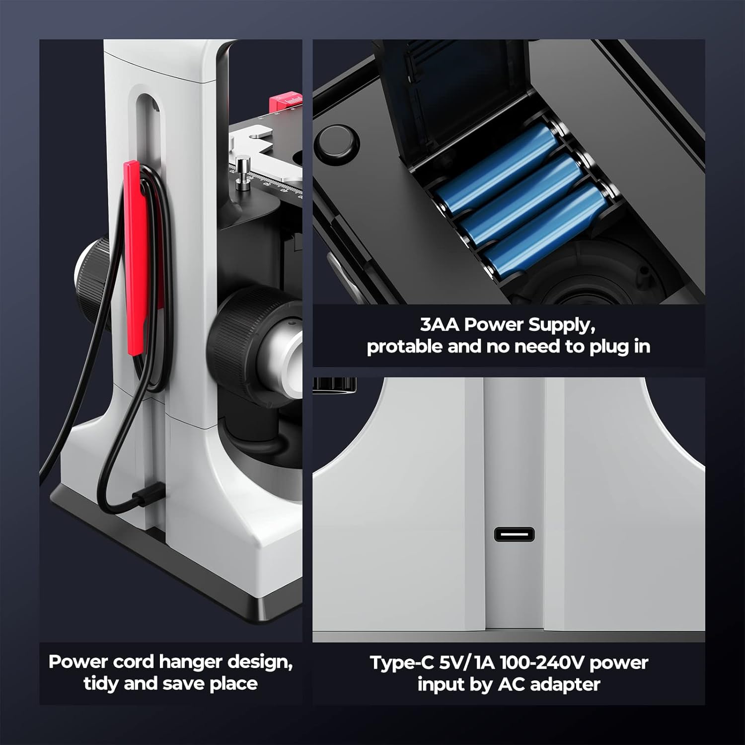 Vabiooth Lab Microscopio Composto Trinoculare 40X-2500X - immagine 5