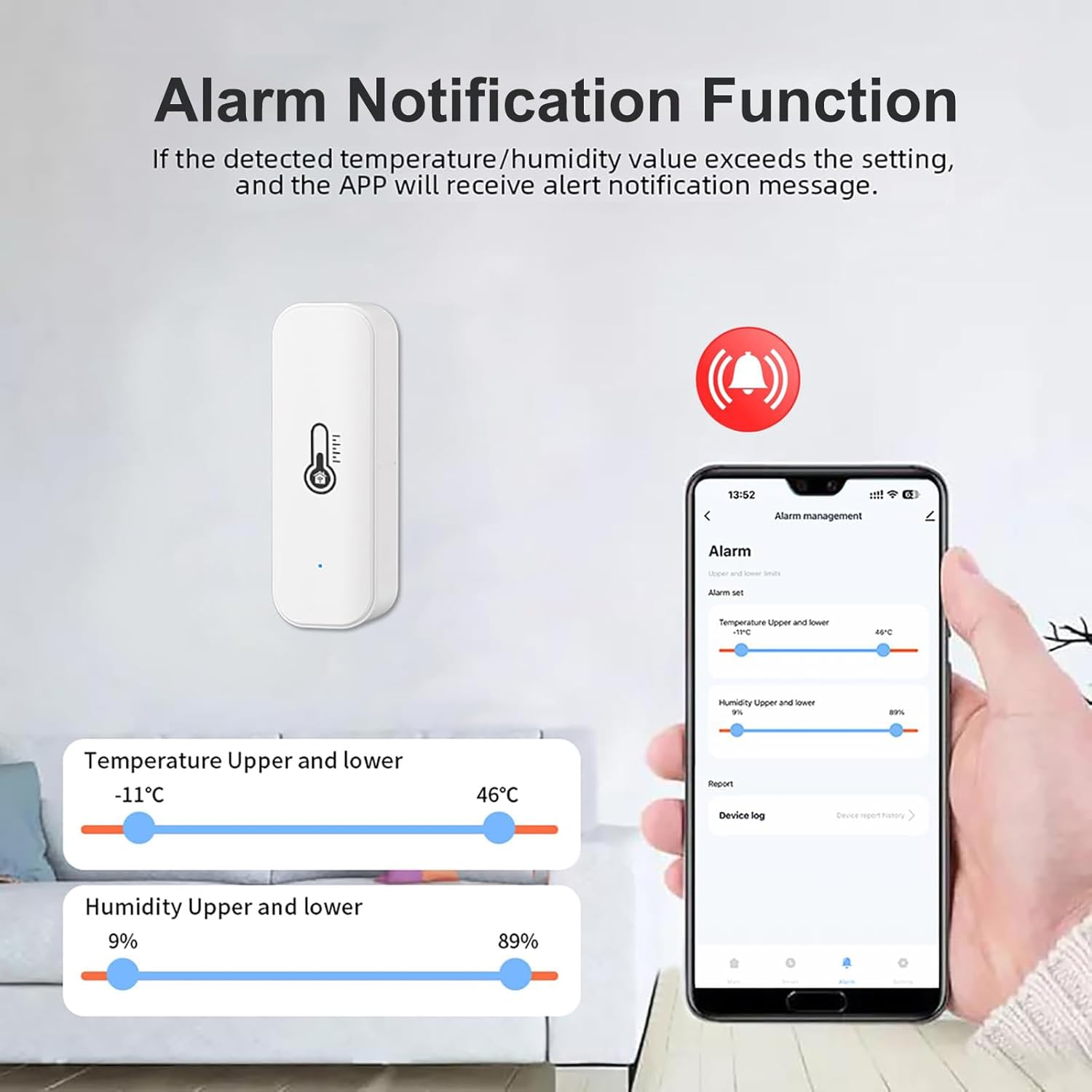 Termometro Igrometro Smart WiFi e Bluetooth - immagine 6