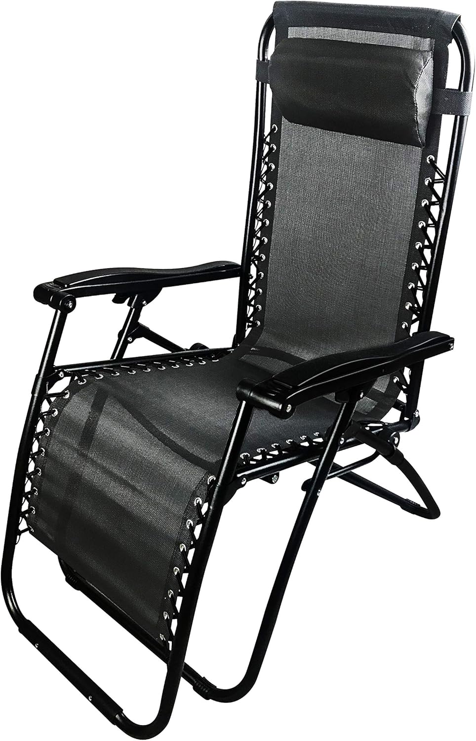 Linea Garden Friend Sdraio Siesta Pieghevole Multiposizione Nero