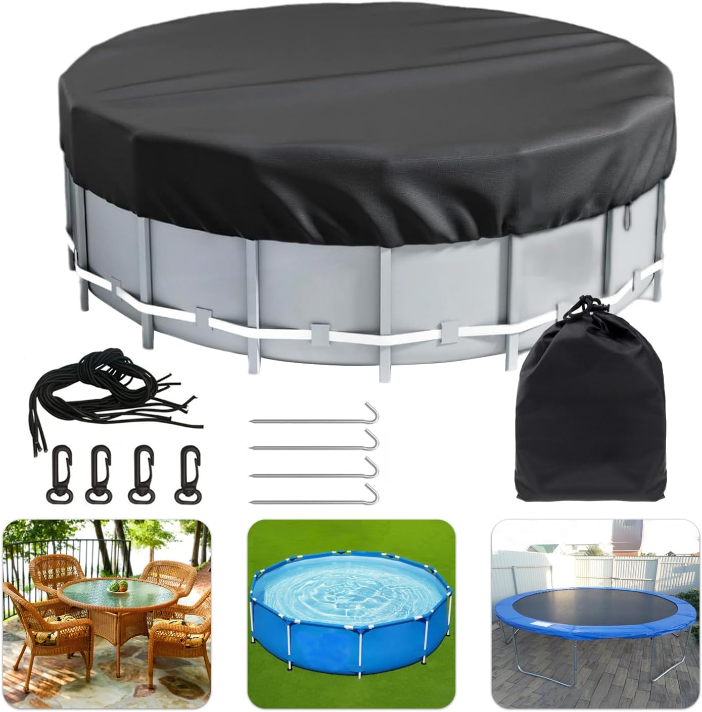 Copertura Piscina Circolare 10 piedi/310 cm - immagine 1