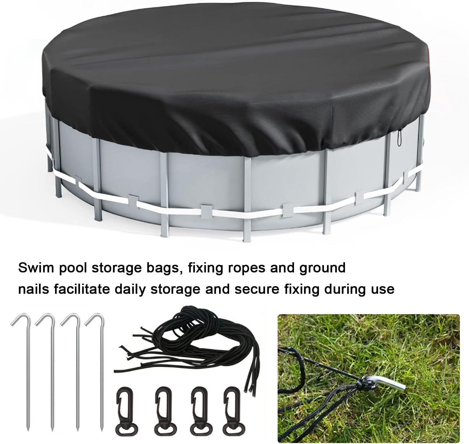 Copertura Piscina Circolare 10 piedi/310 cm - immagine 3