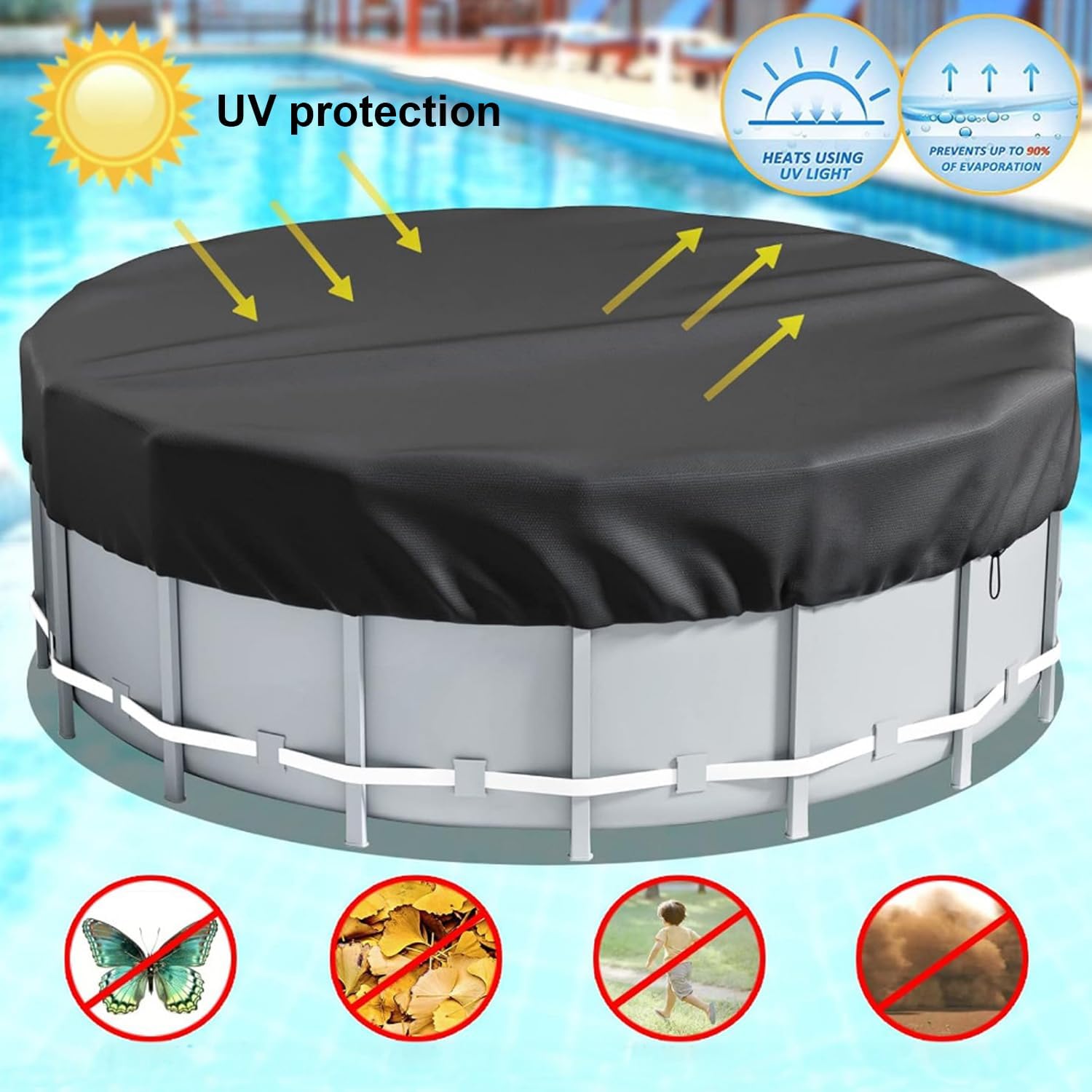 Copertura Piscina Circolare 10 piedi/310 cm - immagine 6