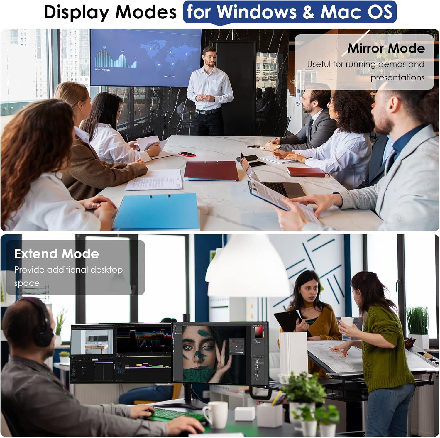 Wavlink Docking Station USB 3.0 / USB C per Laptop - immagine 3