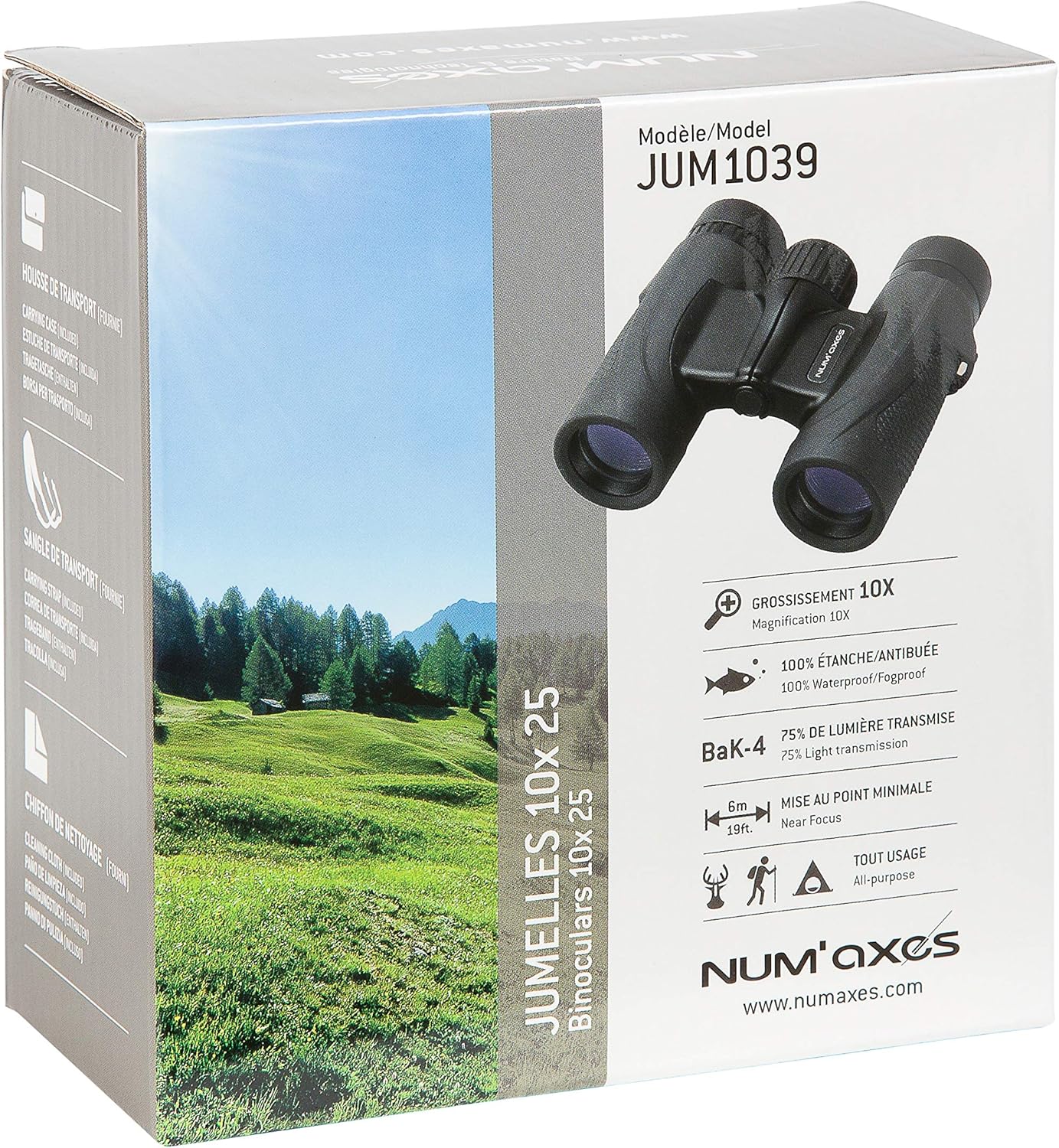 BINOCULARS JUM1039 10X25 - immagine 2