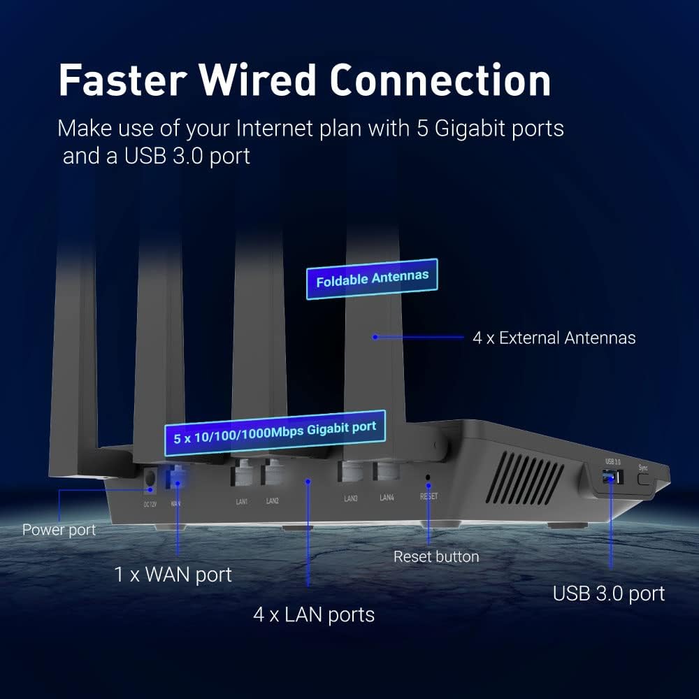 Gl.inet GL-AX1800 (Flint) - Router WiFi 6 Dual Band Gigabit - immagine 4