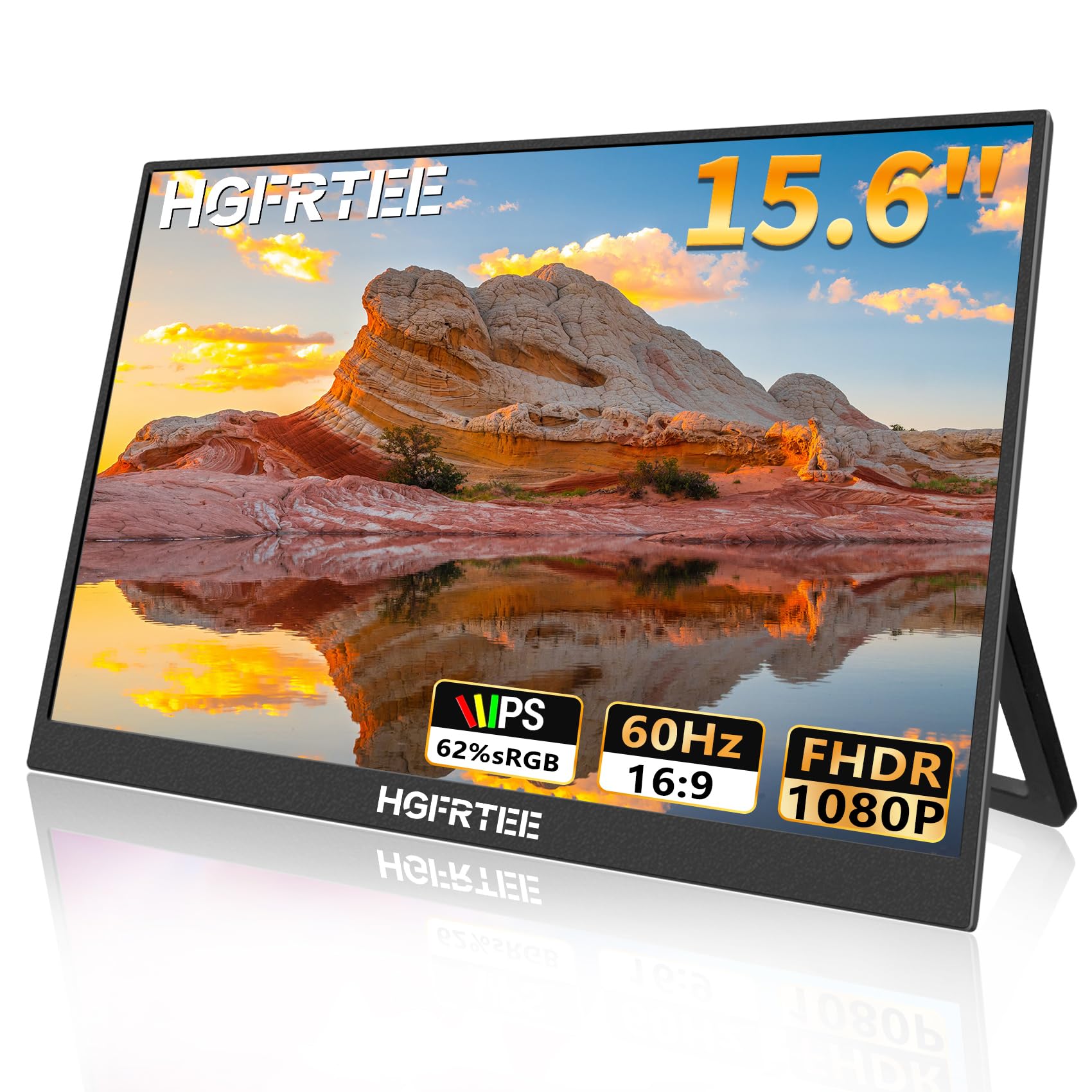 Hgfrtee Schermo Esterno 15.6" IPS HDR 1920x1200P