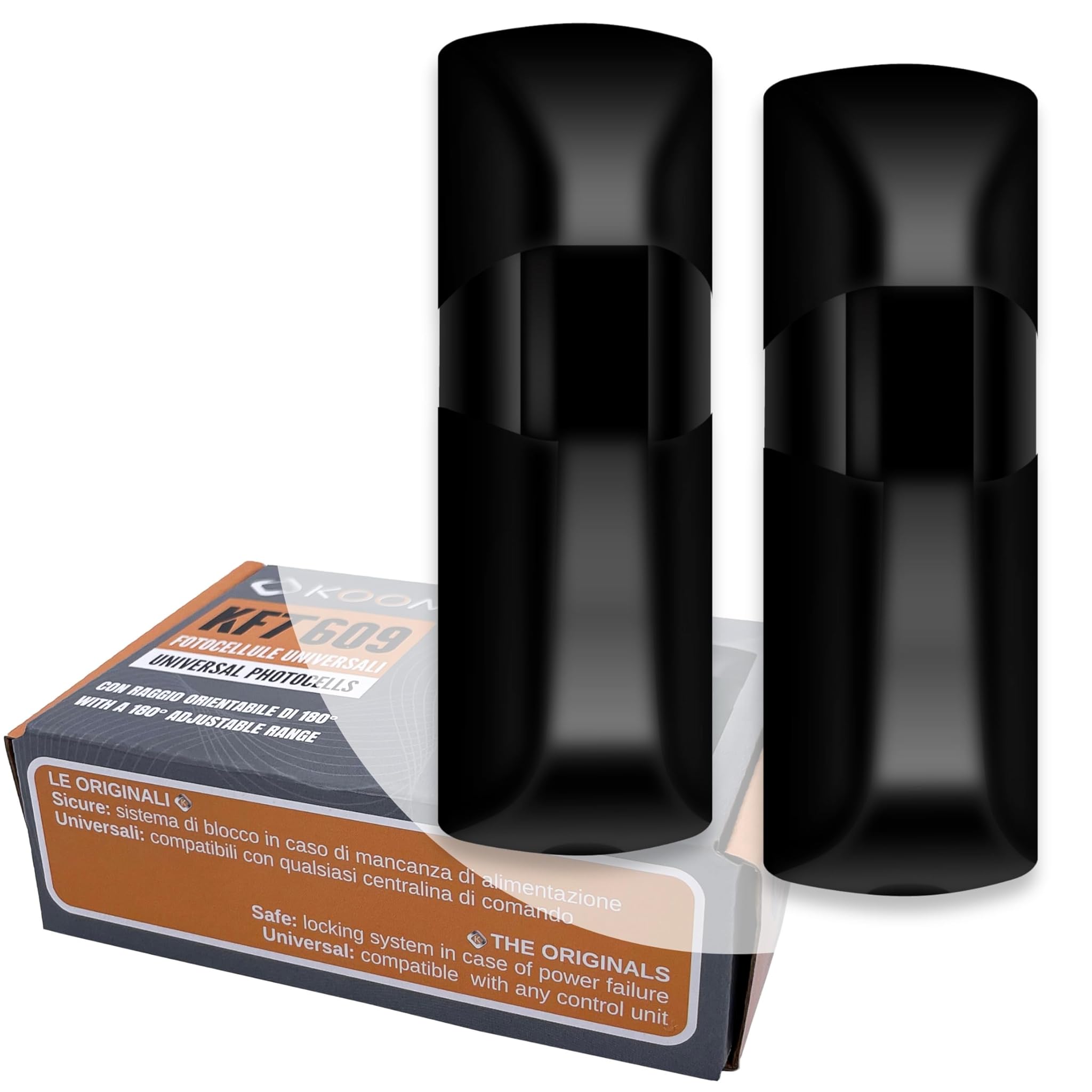 Koomando Fotocellule Universali Cancello KFT609 da Esterno