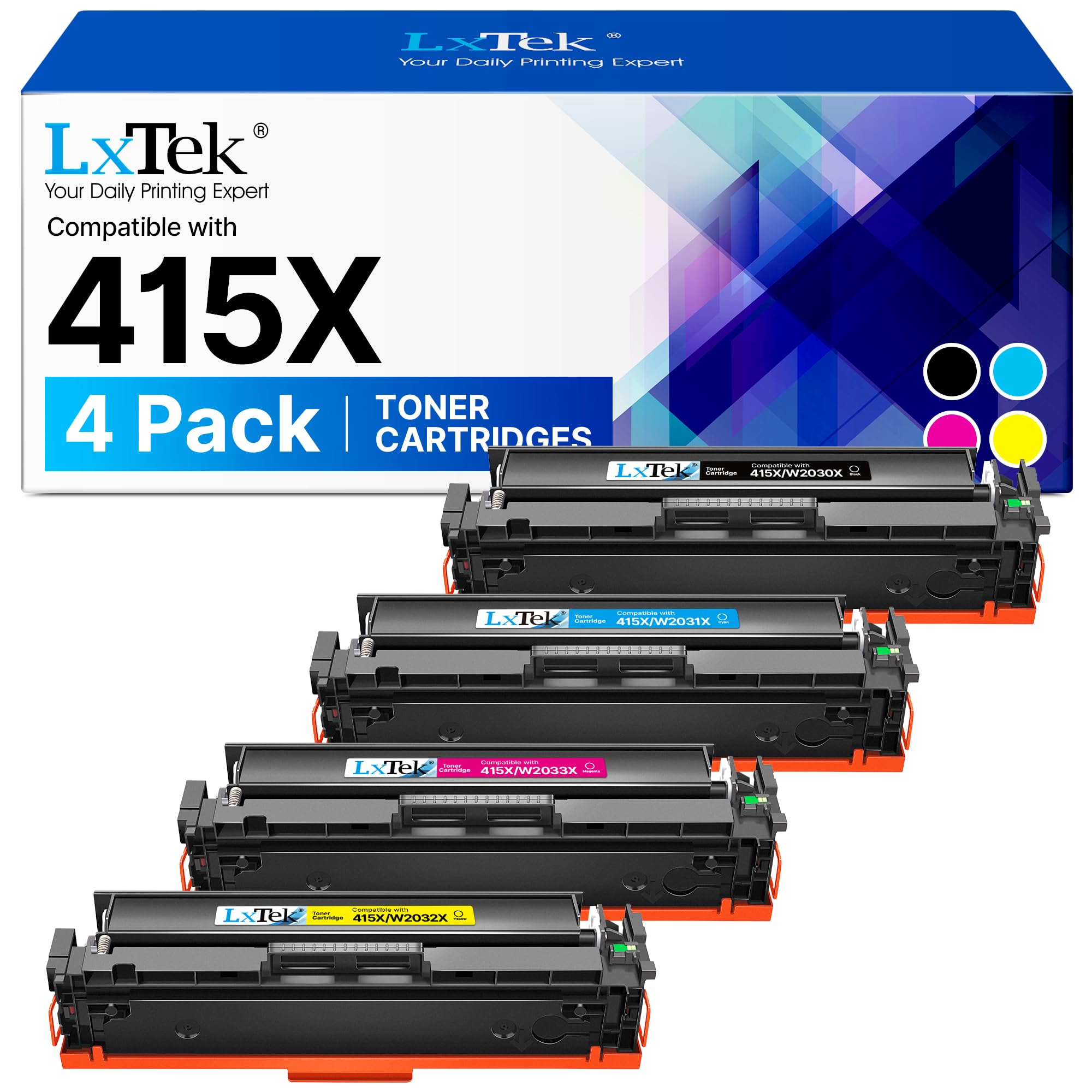 Lxtek 415X Toner Compatibile per HP Color LaserJet Pro MFP
