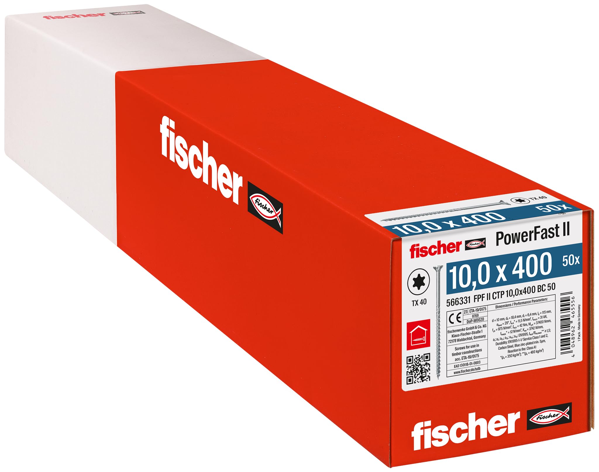 fischer Viti PowerFast FPF II CTP 10,0x400
