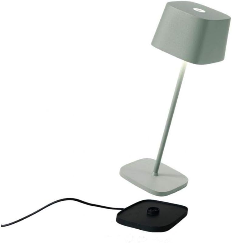 Zafferano Lampada Ofelia Ricaricabile, Salvia - immagine 3