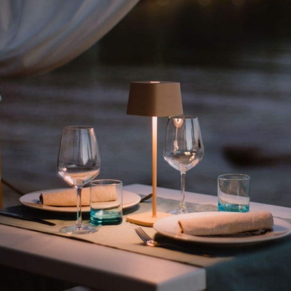 Zafferano Lampada Ofelia Ricaricabile, Salvia - immagine 5