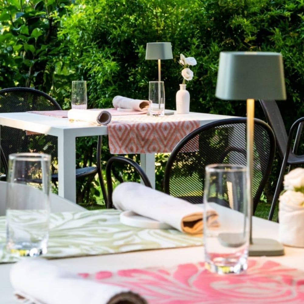 Zafferano Lampada Ofelia Ricaricabile, Salvia - immagine 6