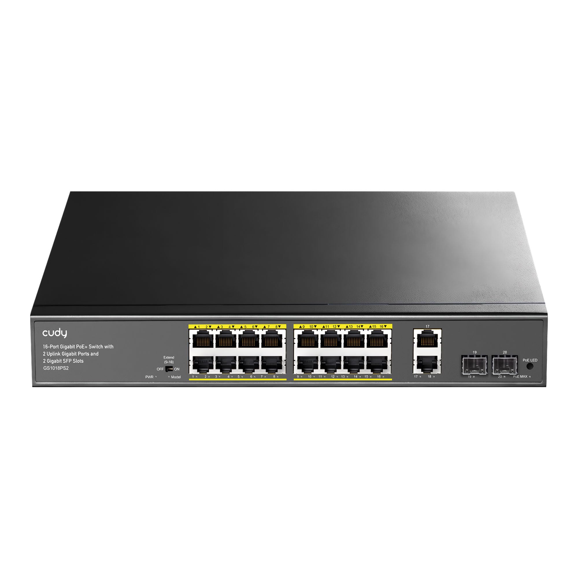 Cudy Switch Ethernet Gigabit Non Gestito PoE+ 16 Porte