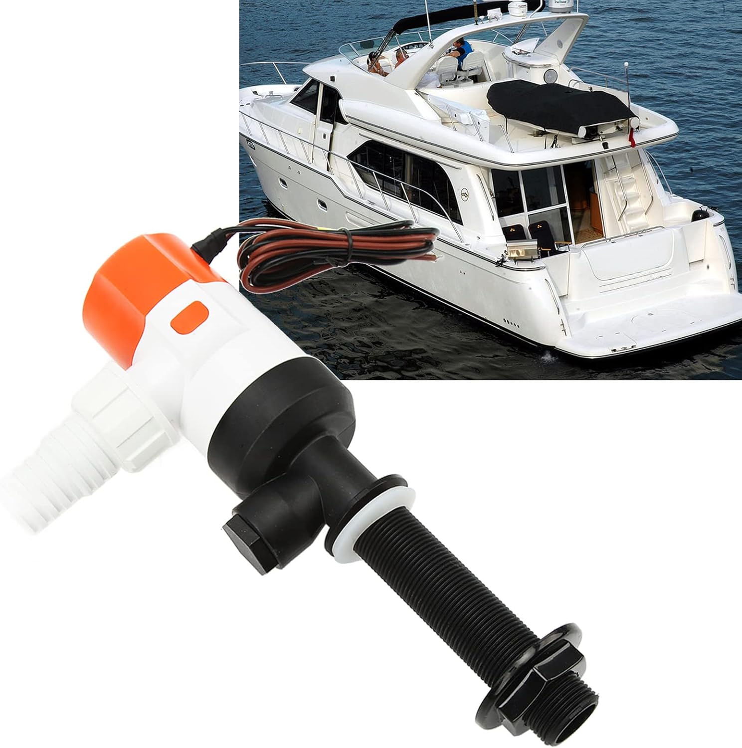 Pompa Aerazione Salva-pesce DC 12V 1100 GPH - immagine 4