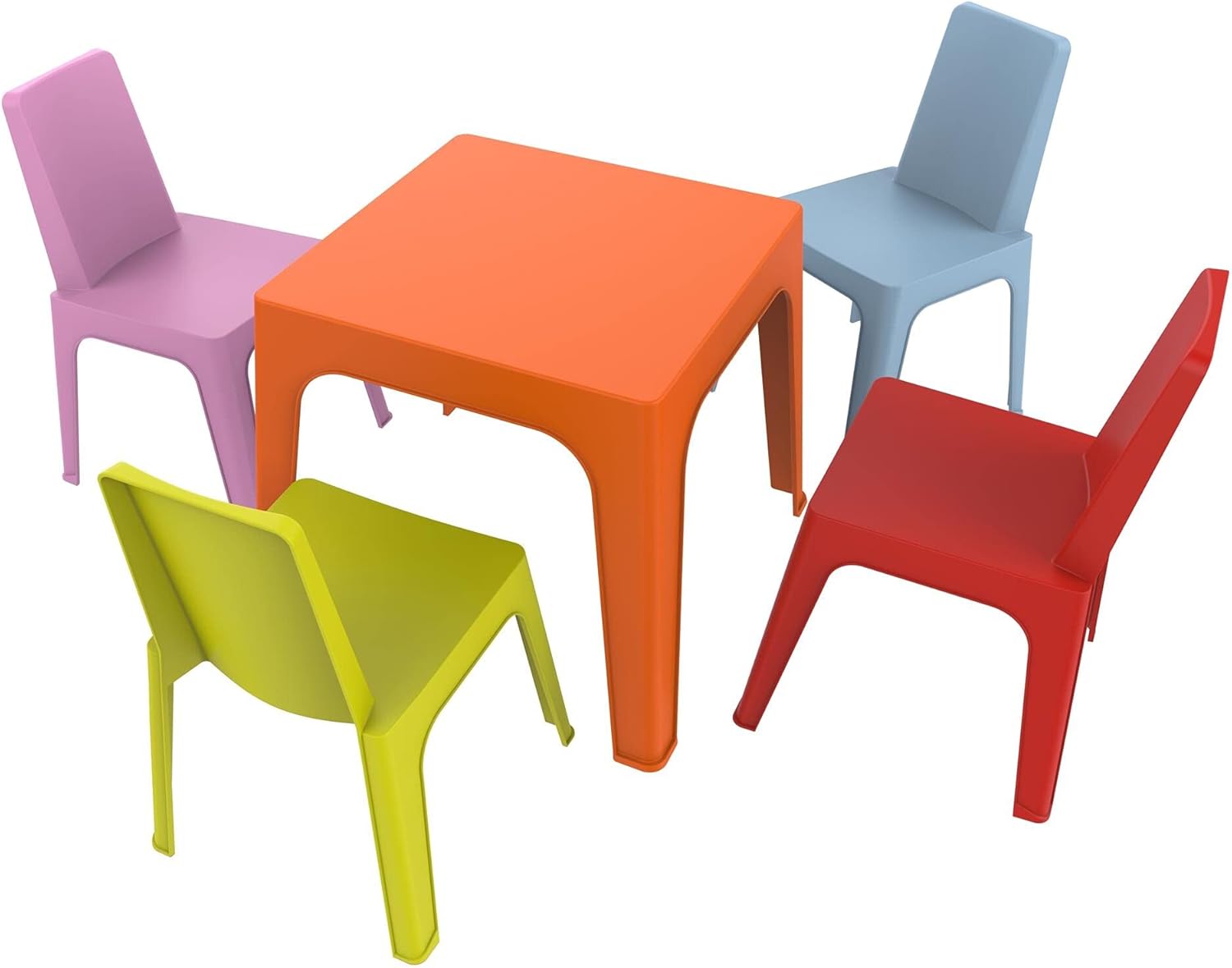 resol Cris Set per Bambini - 1 Tavolo e 4 Sedie, Multicolore - immagine 1