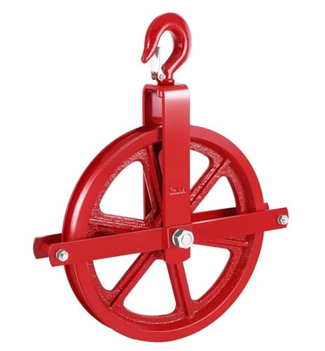 YJINGRUI Carrucola Sollevamento 450 kg, Ghisa 300 mm