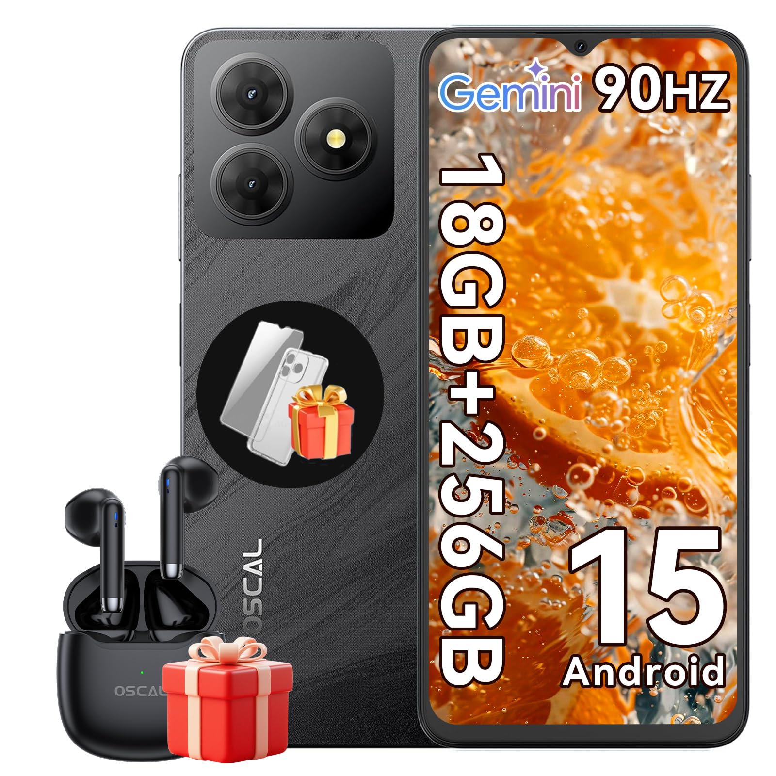 Oscal Flat 2 18GB+256GB Smartphone Android 15