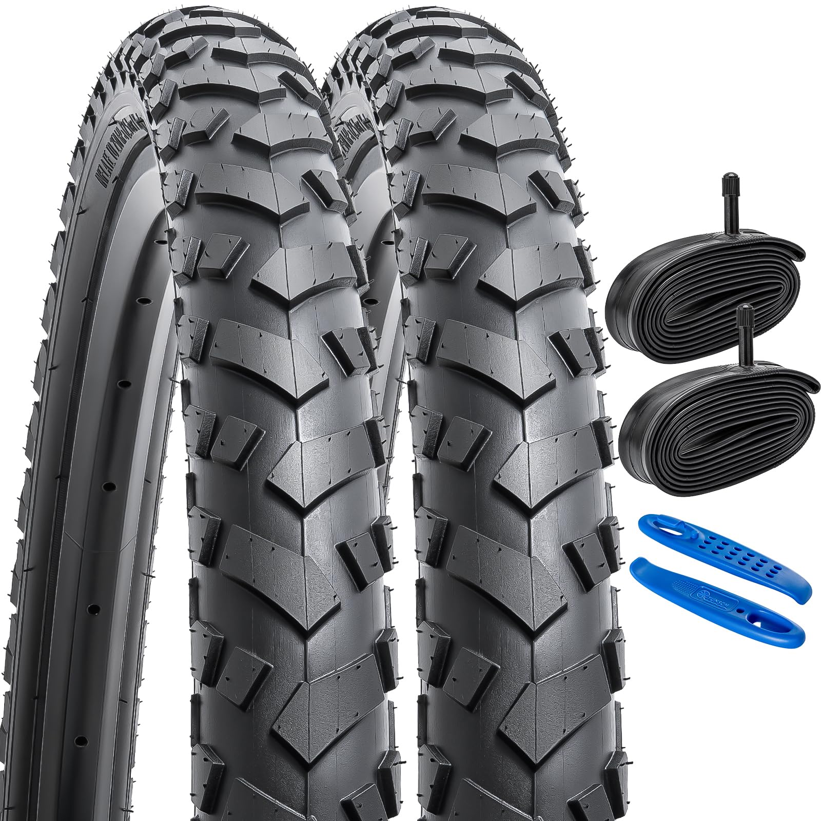 Yunscm Pneumatici Bici Pieghevoli 26x2.0 con Camera d'Aria