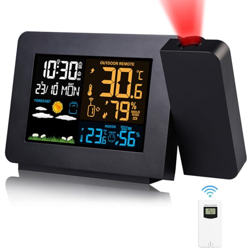 Orologio Proiezione Soffitto con Sensore Esterno