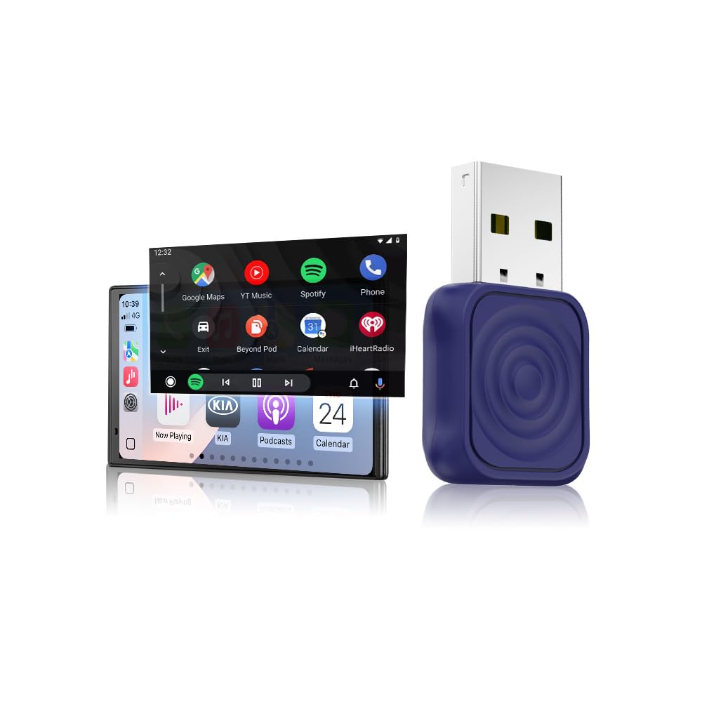 Carlinkit Mini Adattatore Wireless CarPlay & Android Auto