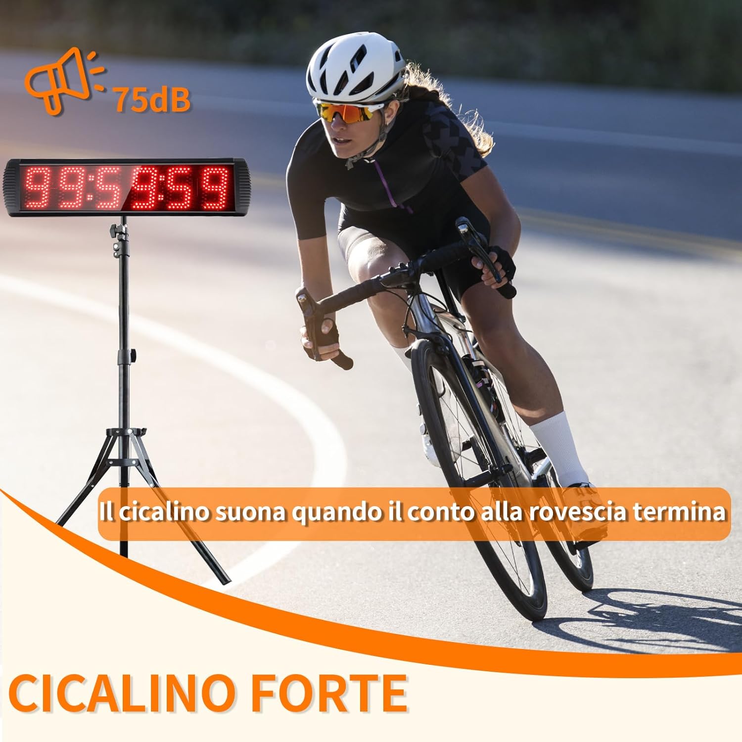 Yz Orologio da Parete Digitale con Telecomando - immagine 6