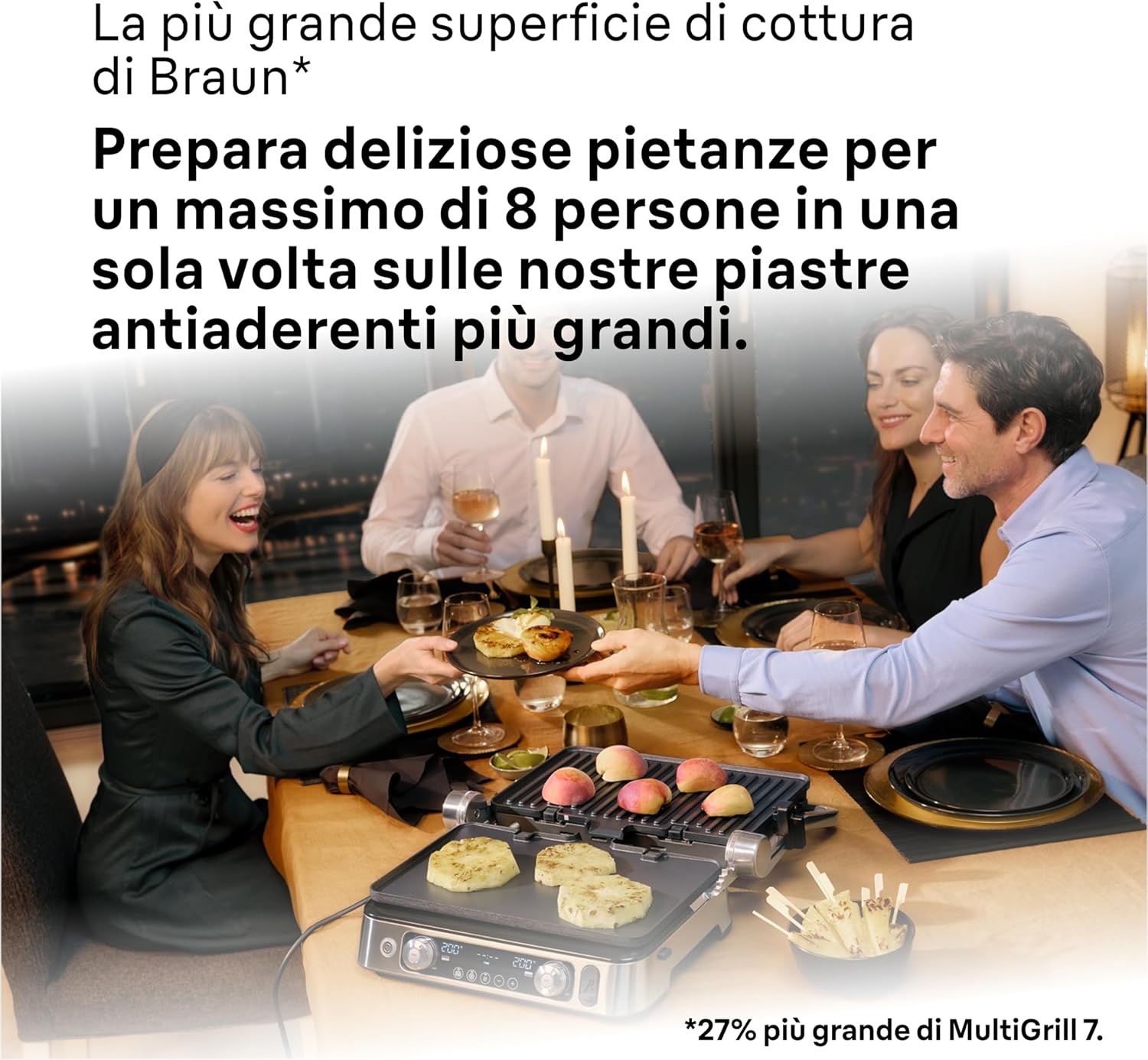 Braun MultiGrill 9 Pro CG 9160 - Griglia Elettrica 2200W - immagine 6