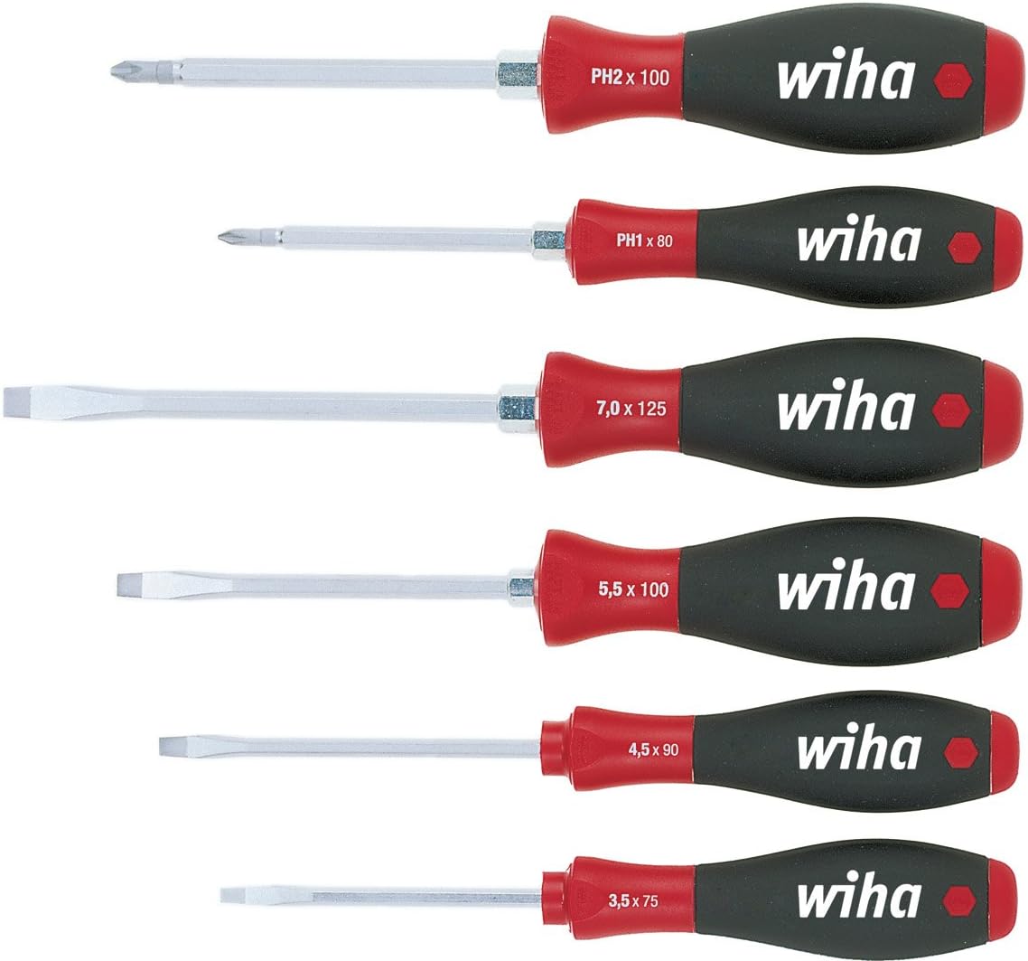 Juego de destornilladores SoftFinish® 308SF HK6 SATZ 6-tlg; Schlitz/PH