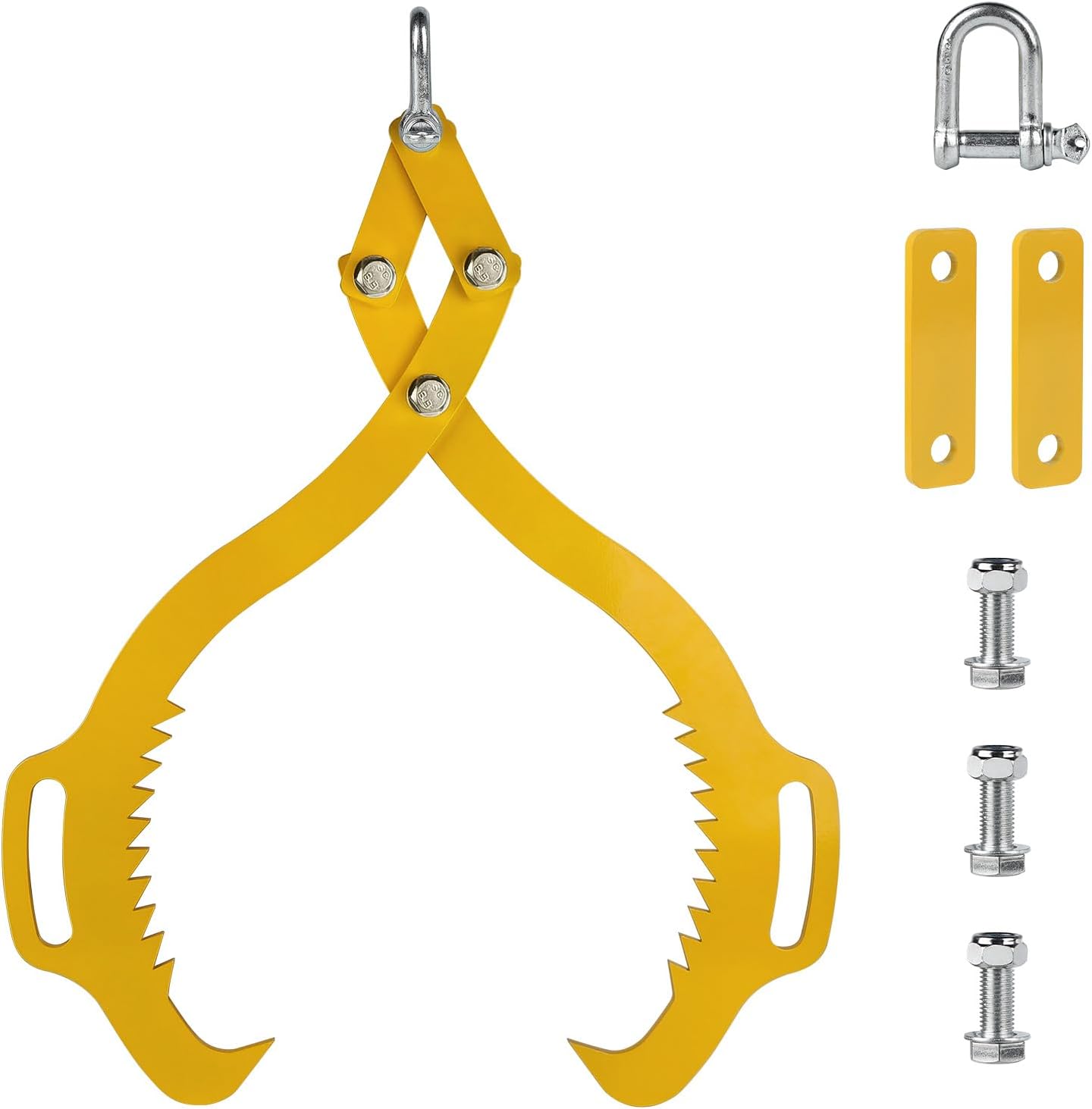 Swawis Pinza Forestale per Legna e Tronchi, Giallo