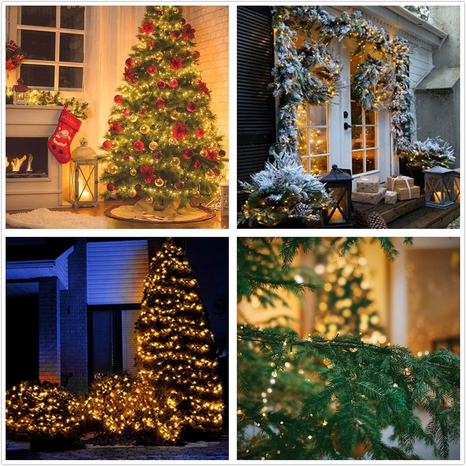 Avoalre Luci di Natale 2000 LEDs 50M Bianco Caldo - immagine 3