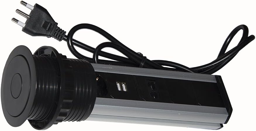 Link LKMPT02 Multipresa da Tavolo a Scomparsa - immagine 2