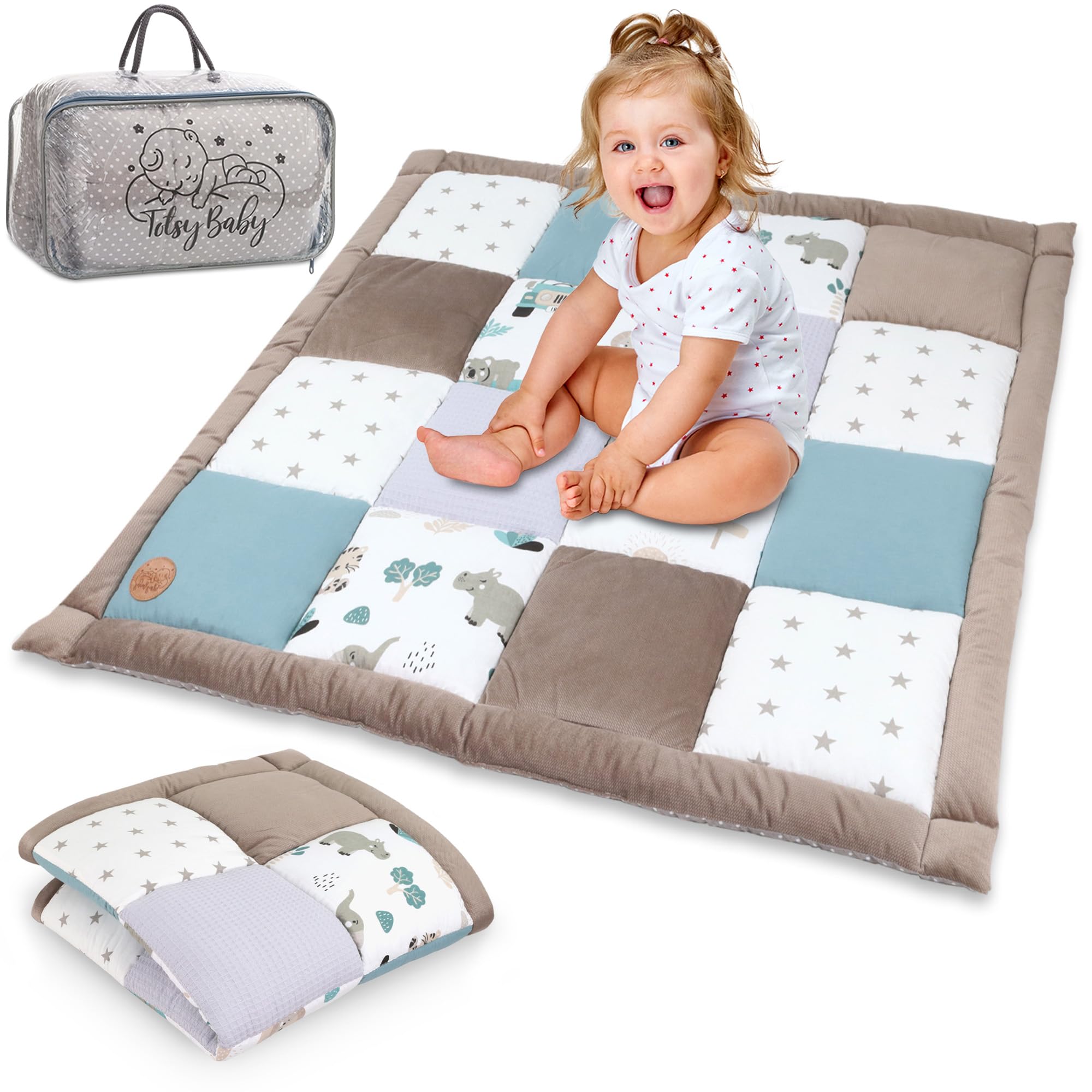 Totsy Baby Tappetino da Gioco 120x120 cm Africa