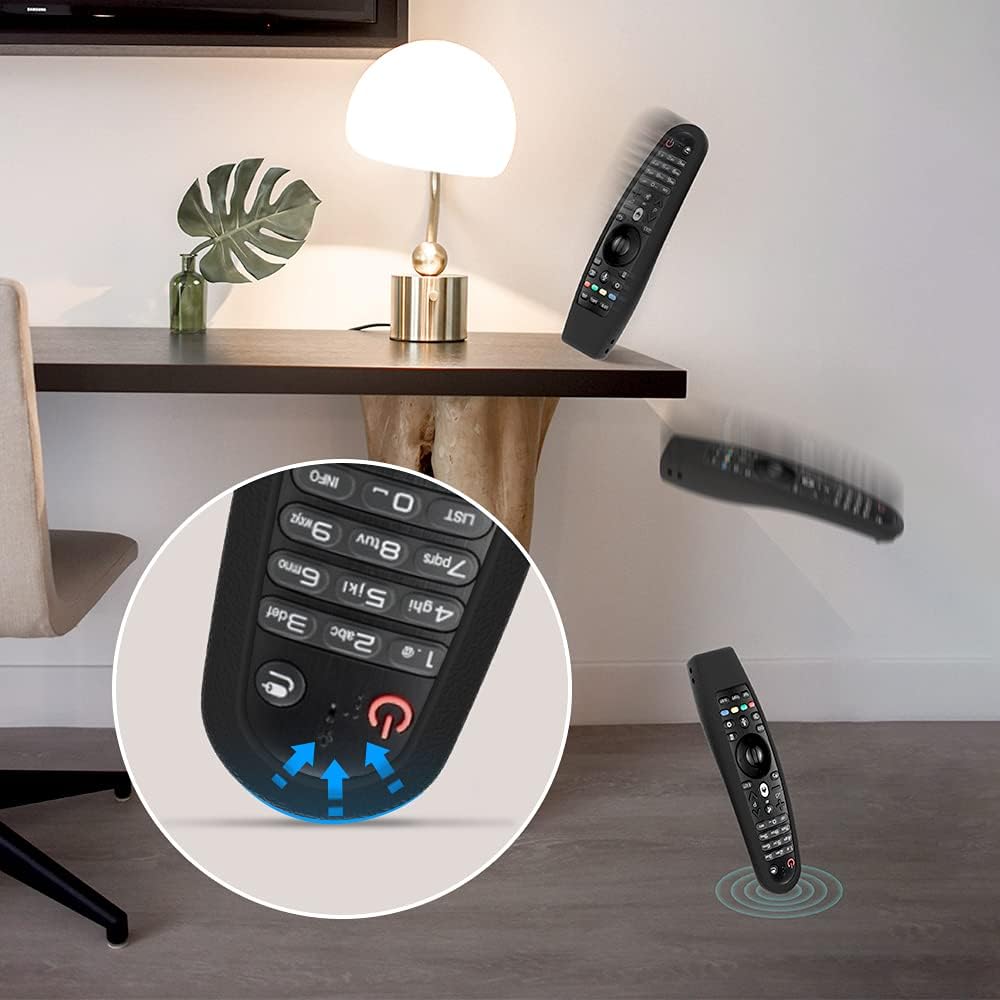 Sikai - Custodia Protettiva Antiurto per LG Magic Remote, Nero - immagine 4