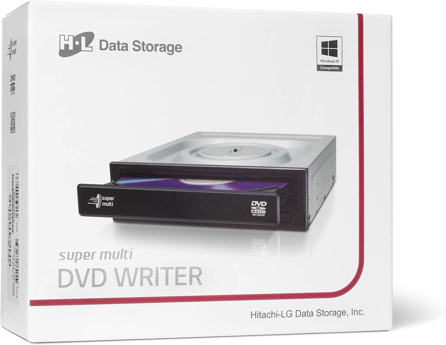 Hitachi-LG GH24 - Masterizzatore DVD Interno 24x, Nero - immagine 5