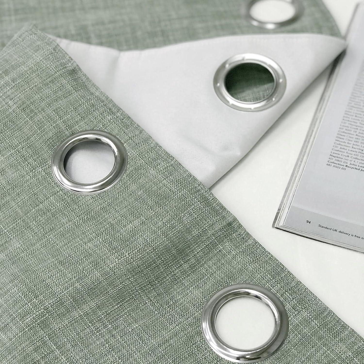 Always4u Tende Oscuranti con Occhielli, Set da 2 - immagine 7