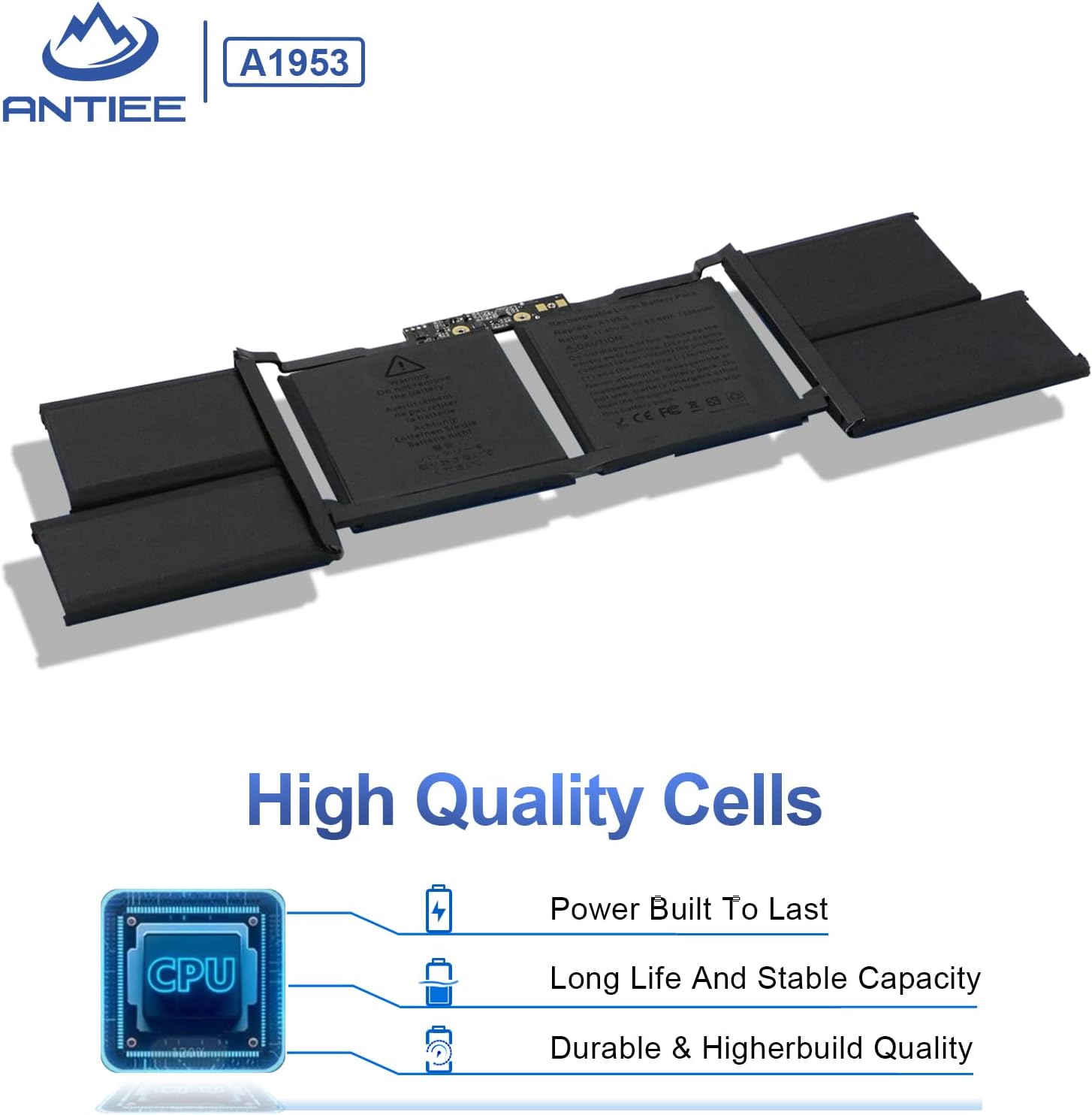 Antiee A1953 - Batteria Laptop per MacBook Pro 15" A1990 - immagine 2