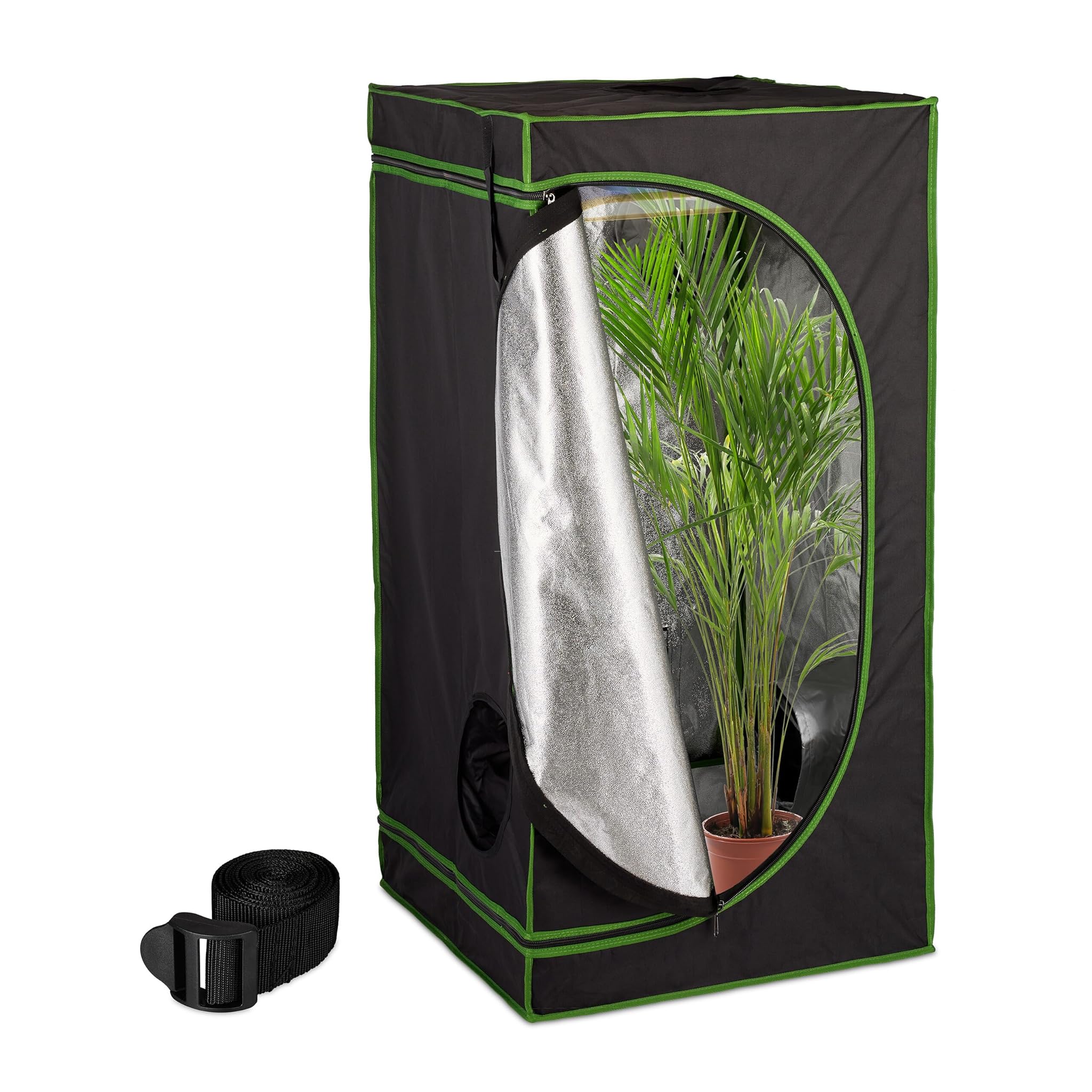 Relaxdays Tenda per Coltivazione Idroponica 120x60x60cm