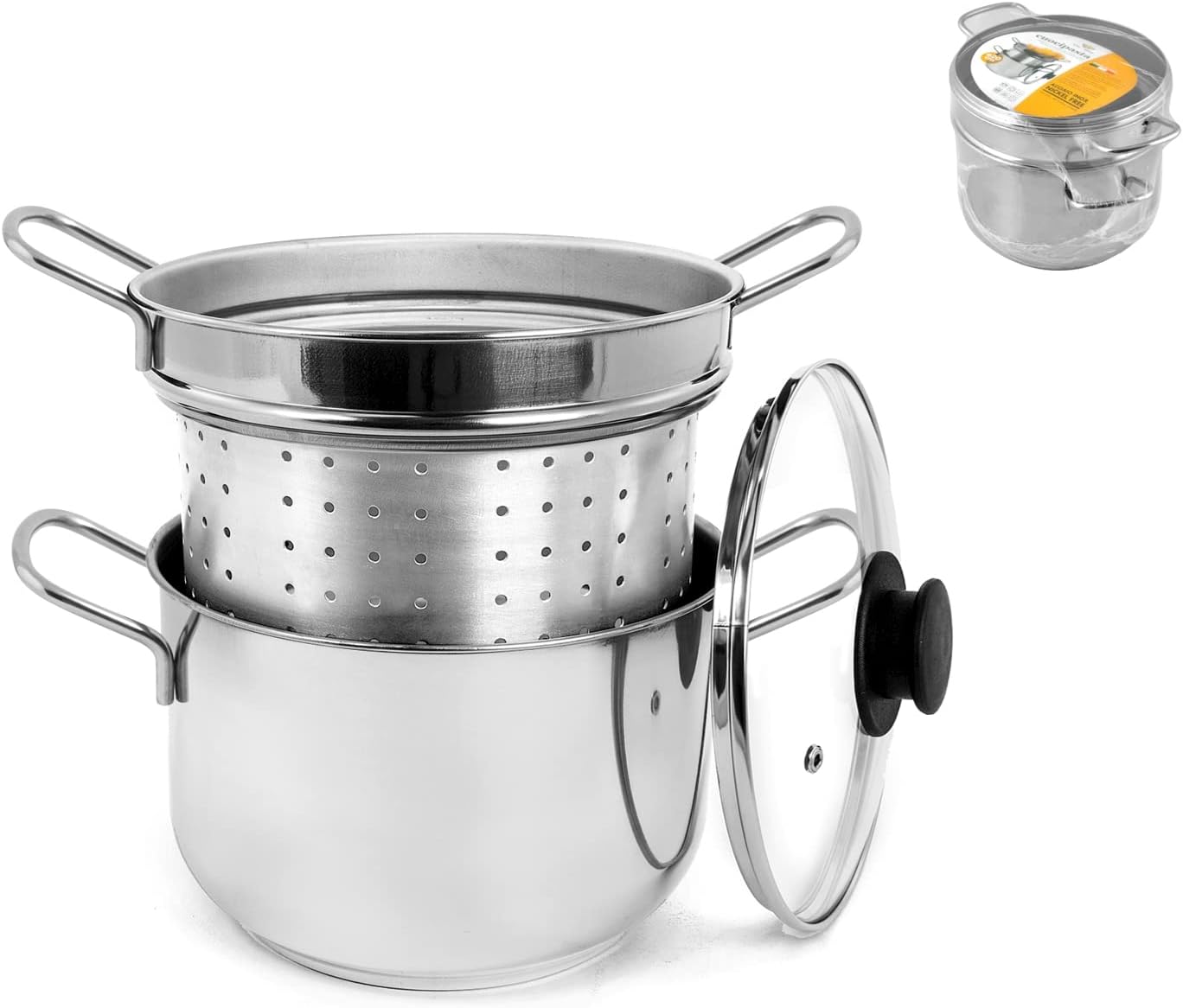Royal Norfolk Cuocipasta Acciaio Inox 20cm - immagine 1