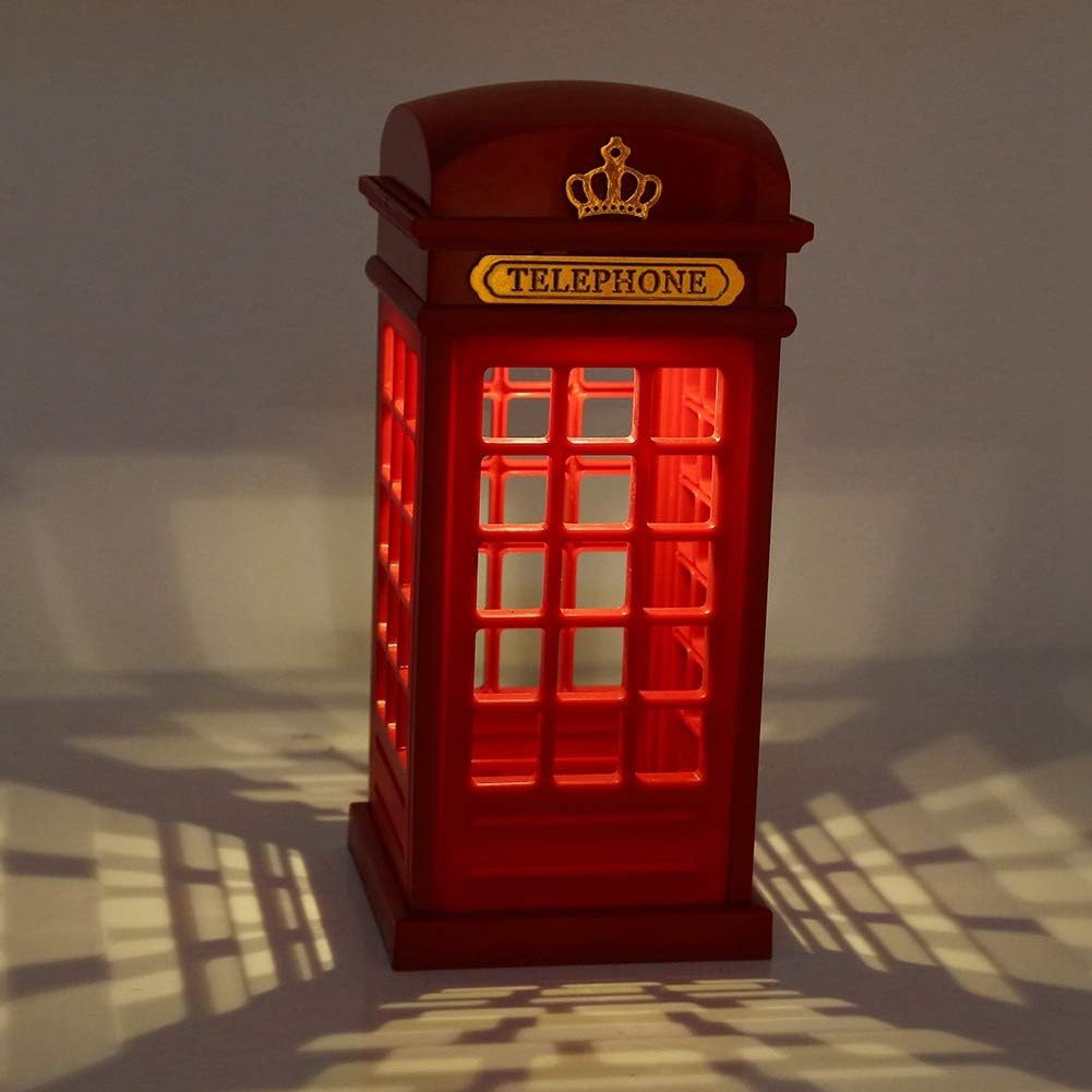 Lampada da Notte LED Touch Sensor - London Telephone Booth - immagine 2