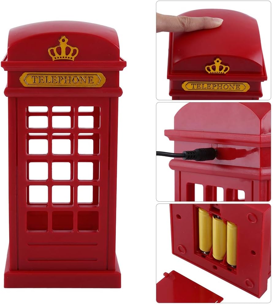 Lampada da Notte LED Touch Sensor - London Telephone Booth - immagine 6