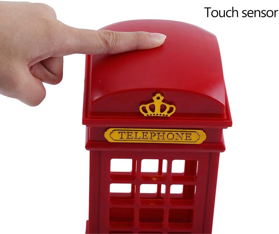 Lampada da Notte LED Touch Sensor - London Telephone Booth - immagine 7