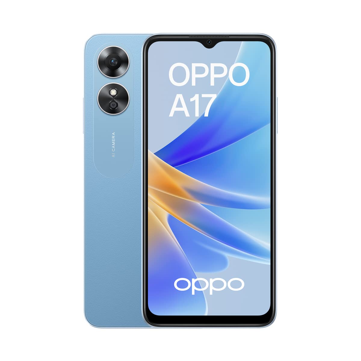 Oppo A17 - Smartphone 4G 64GB, Blu