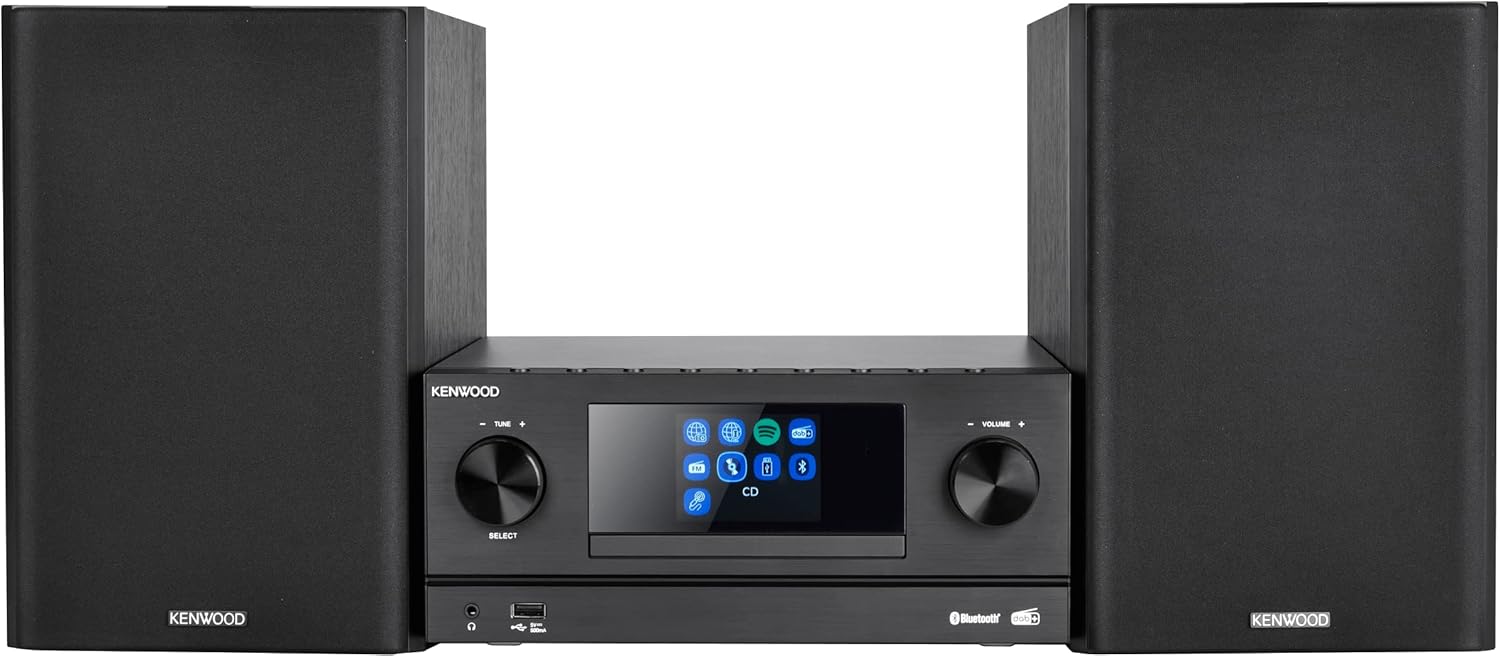 Kenwood M-9000S - Sistema Micro HiFi Stereo, Black - immagine 1