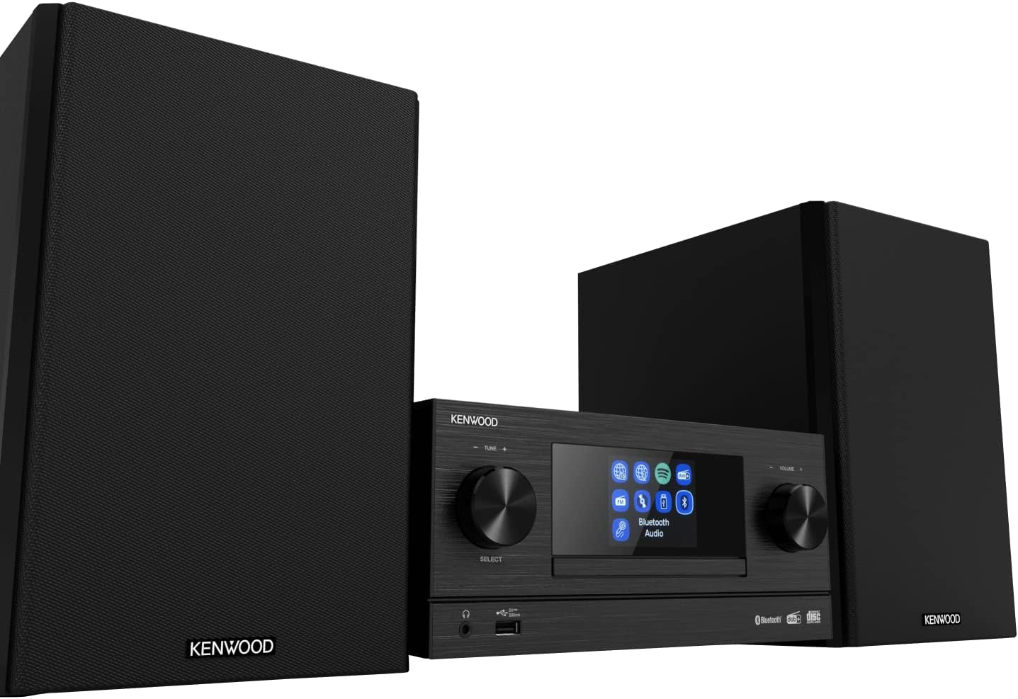 Kenwood M-9000S - Sistema Micro HiFi Stereo, Black - immagine 3