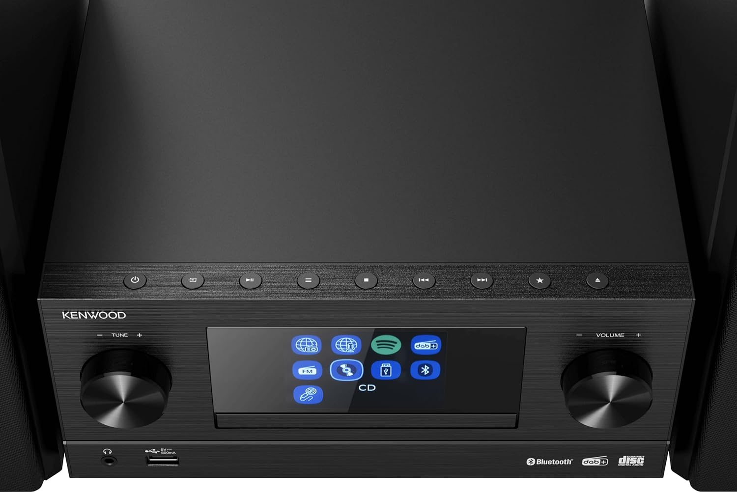 Kenwood M-9000S - Sistema Micro HiFi Stereo, Black - immagine 6