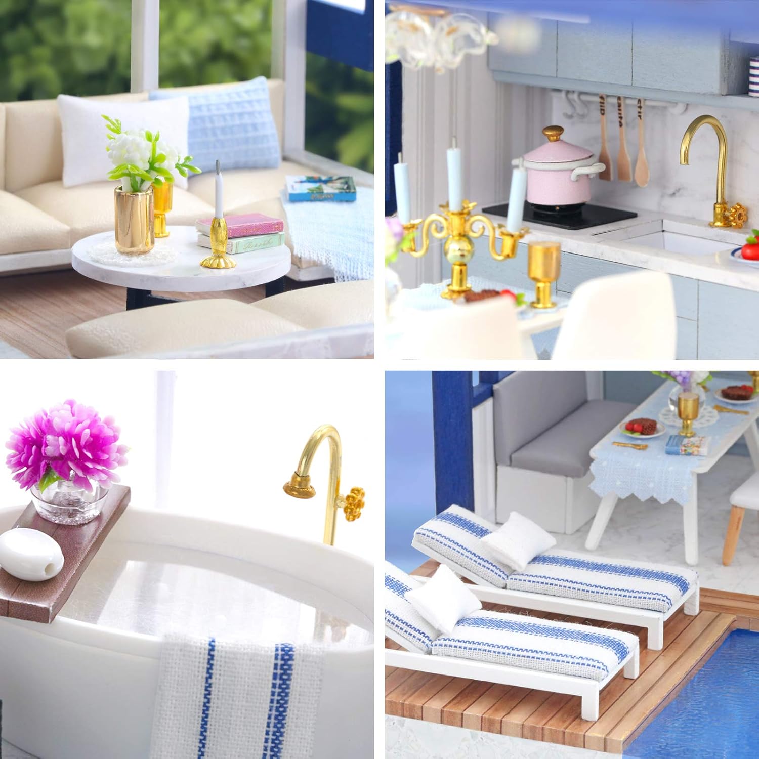 Cuteefun Casa in Miniatura da Costruire Adulto Fai da Te - immagine 4