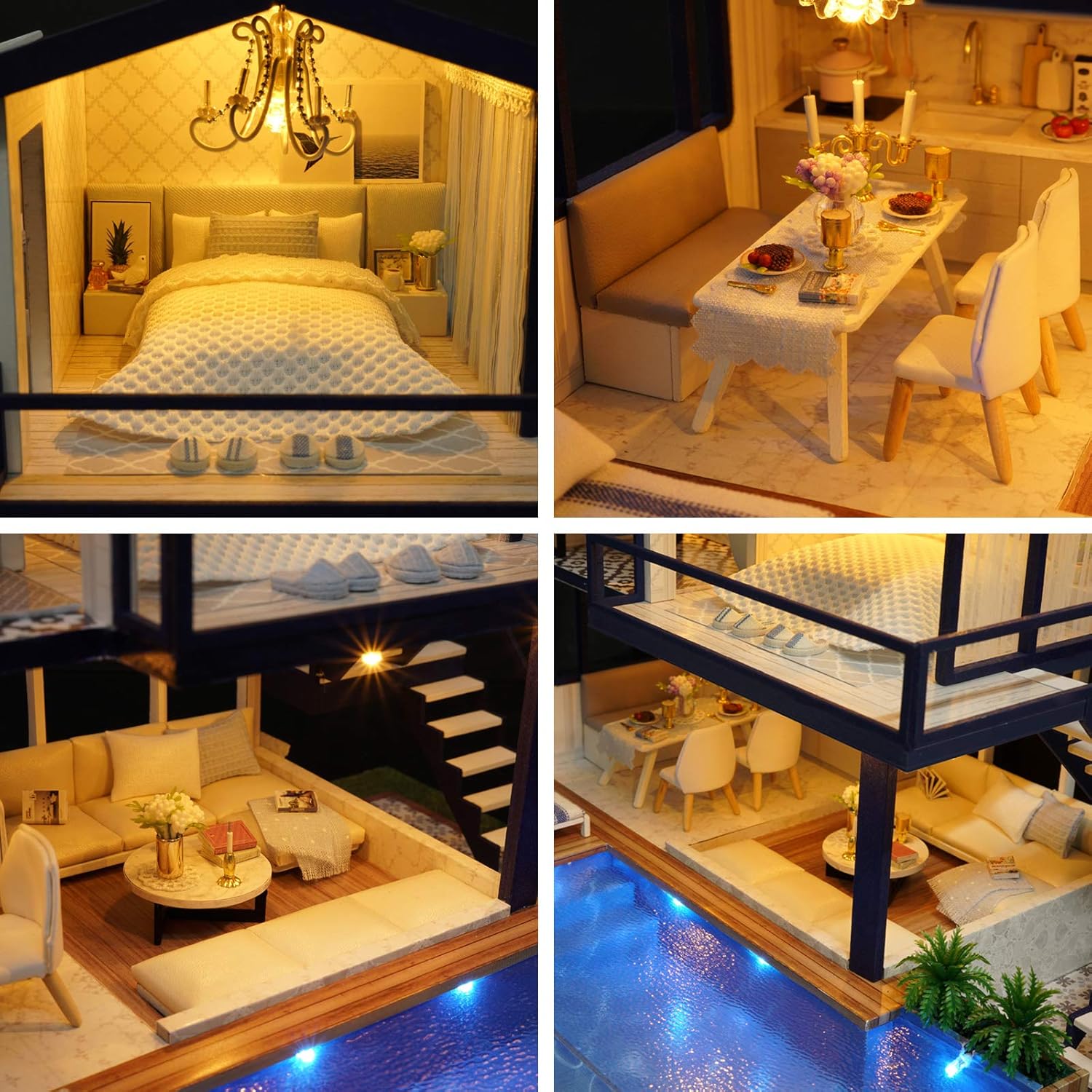 Cuteefun Casa in Miniatura da Costruire Adulto Fai da Te - immagine 5