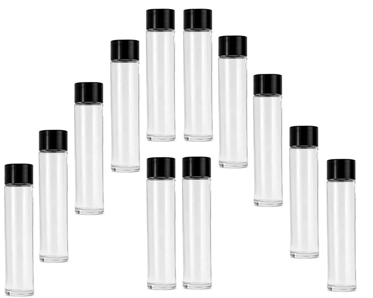 Swan 12 Bottiglie Vetro Kefass con Tappo a Vite 750 ML