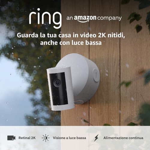 Ring Videocamera Esterna Plus Power-Over-Ethernet